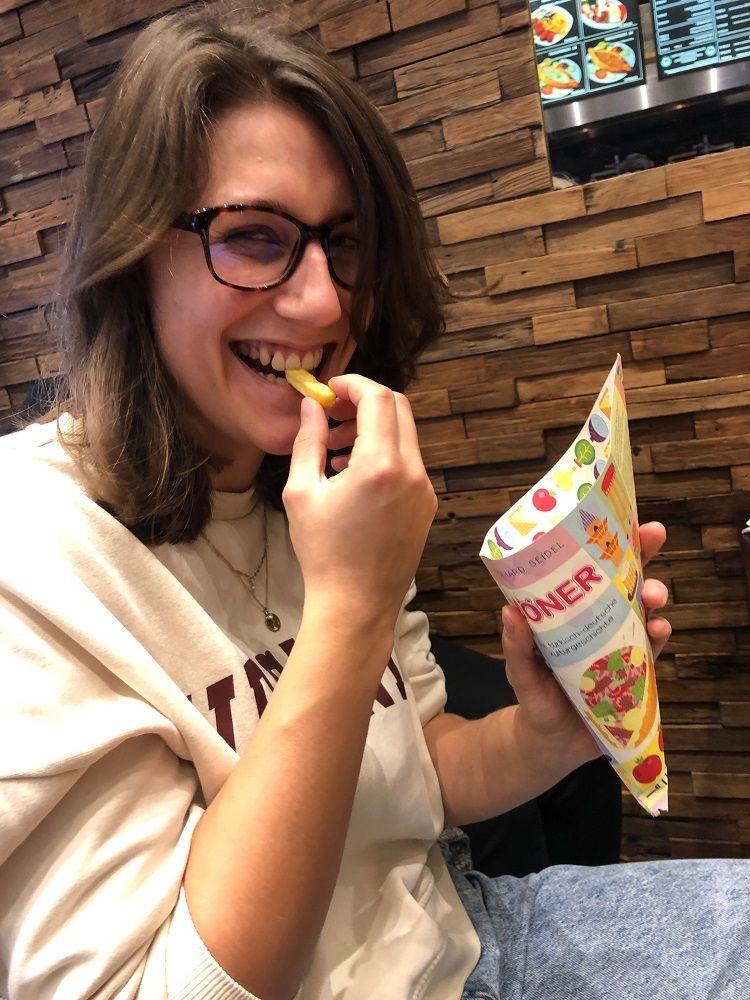 Döner-Mittagspause bei der Büchergilde